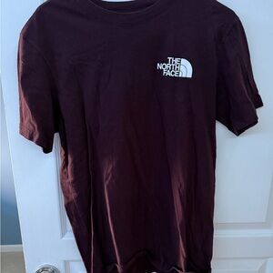 The North Face Red Short Sleeve Tee Classic Crew Neck